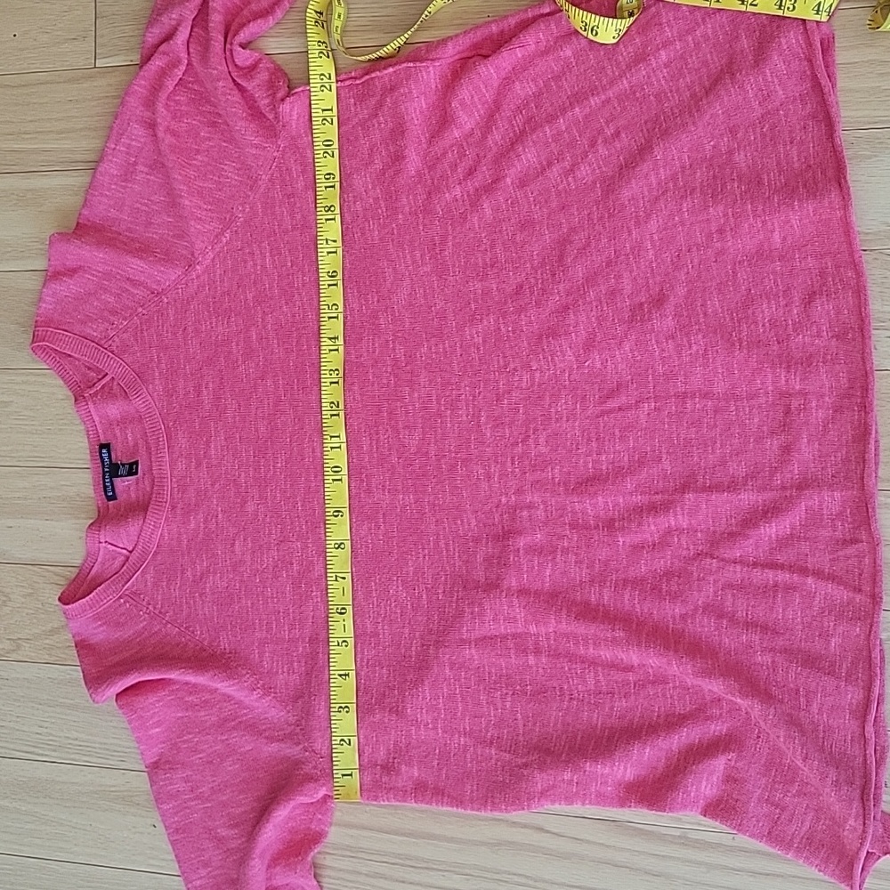 Eileen Fisher Flora Organic Linen and Cotton Blend Top - Picture 9 of 10